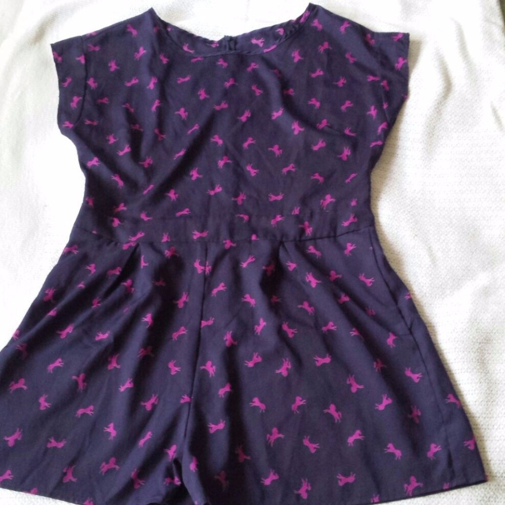 Horse / Pony Print Romper